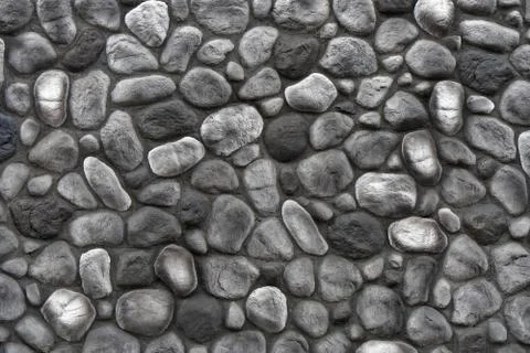 Stone wall prop Stock Photos