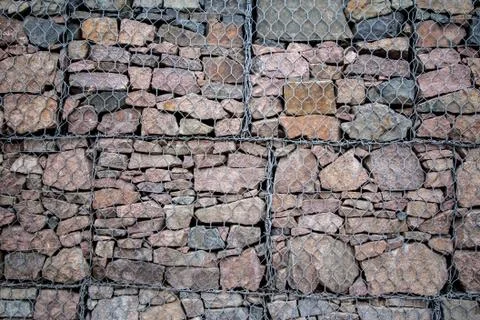 Stone wall in rabitz can be used as background Stock Photos