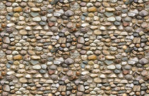 Stone wall seamless background 스톡 사진