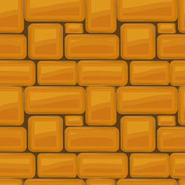 Stone wall seamless texture beautiful banner wallpaper design illustration Illustrazione stock