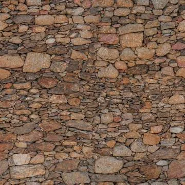 Stone wall seamless texture Stock Photos