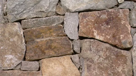Stone Wall - Stone Masonry 02 Video stock 1044417