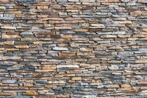 Stone wall, stone wall texture background Stock Photos