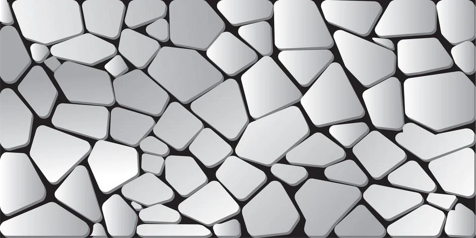 Stone wall surface pattern, abstract background. Stock Illustration