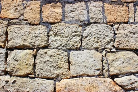Stone wall surface Stock Photos