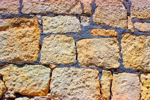Stone wall surface Stock Photos