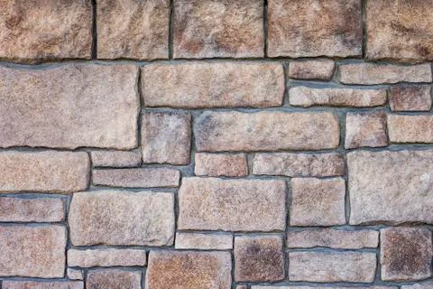Stone wall texture and background. Foto stock