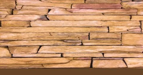 Stone wall texture as background. Cracked concrete vintage block stone wall b Stock Photos