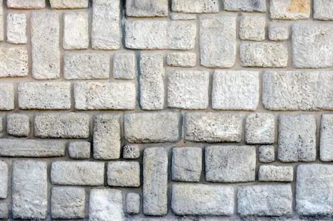 Stone wall texture background natural color Stock Photos