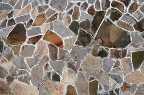 Stone wall texture background natural color Stock Photos