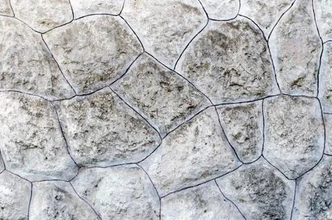 Stone wall texture background natural color Stock Photos