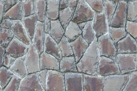 Stone wall texture background natural color Stock Photos
