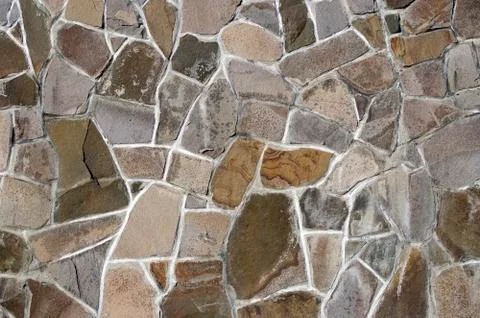 Stone wall texture background natural color Stock Photos