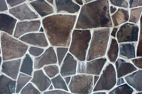 Stone wall texture background natural color Stock Photos