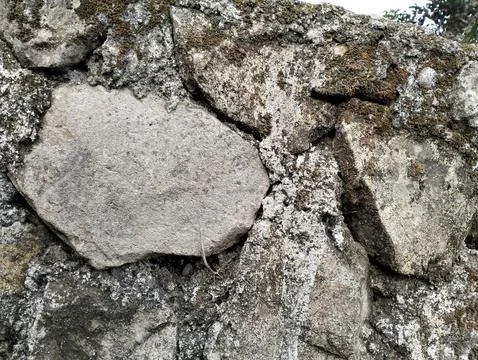 Stone Wall Texture Background with Natural Pattern 스톡 사진