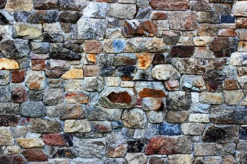Stone wall texture background Stock Photos