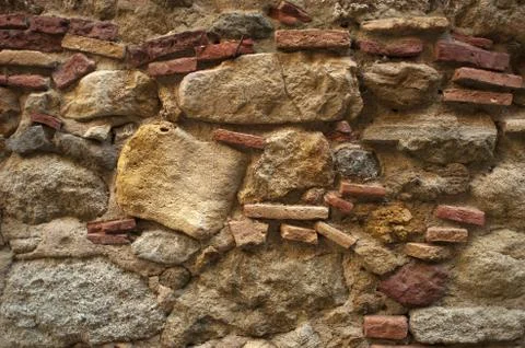Stone wall, texture, background Stock Photos