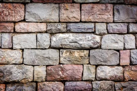 Stone wall texture background Stock Photos