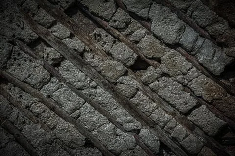 Stone wall texture background Stock Photos