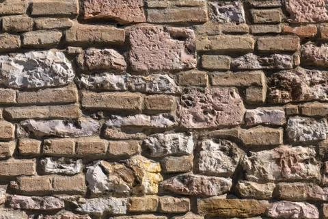 Stone wall texture background Stock Photos