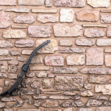 Stone wall texture background 스톡 사진