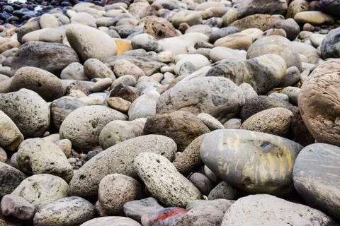 Stone wall texture, big rocks background, abstract Stock Photos