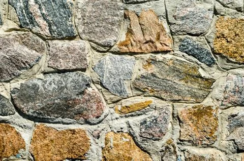 Stone wall texture closeup Foto stock