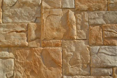 Stone Wall Texture Closeup View Foto stock