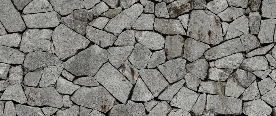 The stone wall texture pattern background. Stock Photos