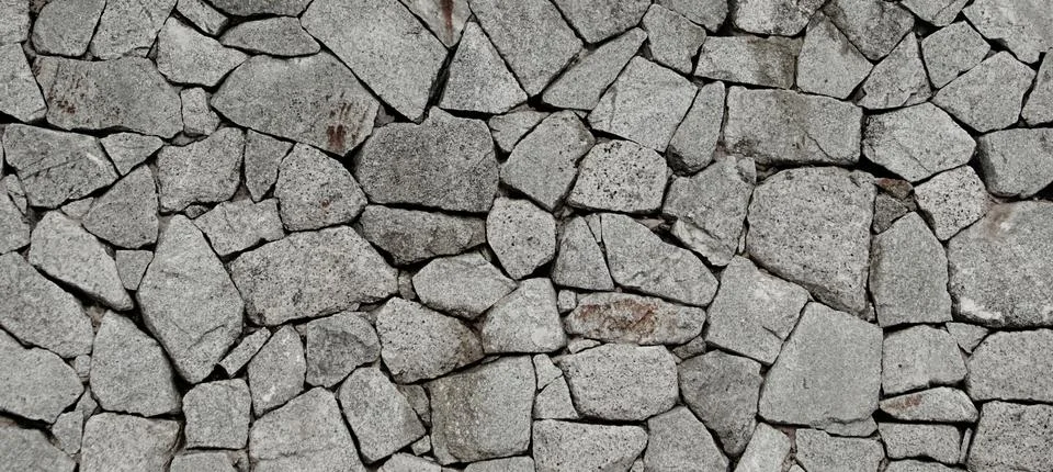 The stone wall texture pattern background. Stock Photos