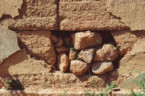 Stone wall texture 库存照片