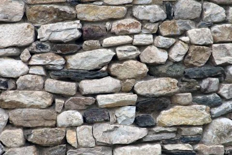 Stone wall texture. Stock Photos