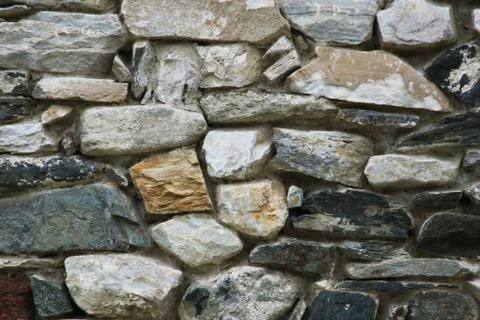 Stone wall texture. Stock Photos