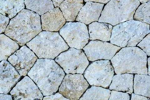 Stone wall texture. Stock Photos