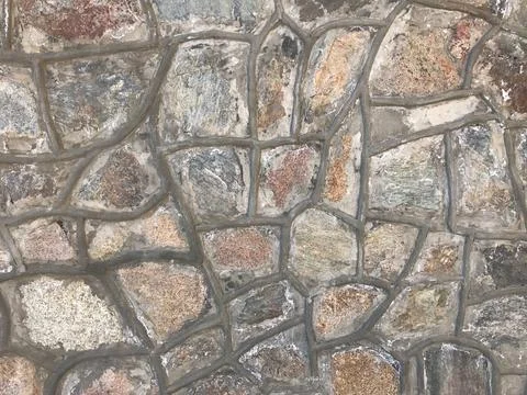 Stone wall tile texture Stock Photos