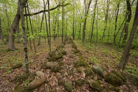 Stone wall Top Stock Photos