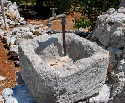 Stone washed Stock Photos