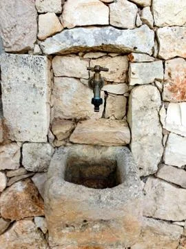 Stone washed Foto stock