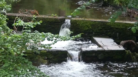 Stone Water Feature Video stock 989862