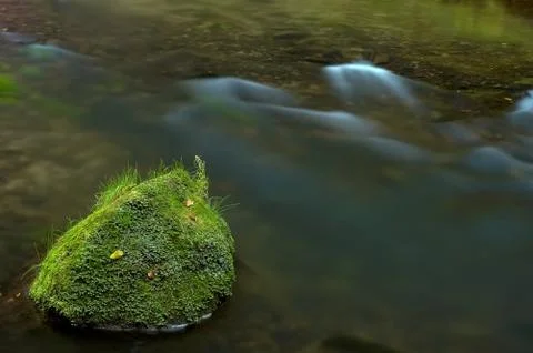 Stone in water Stock Photos