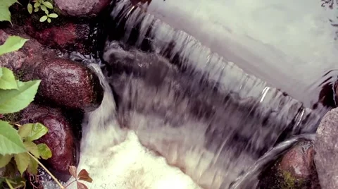 Stone watercourse 3 Stock Footage 66112741