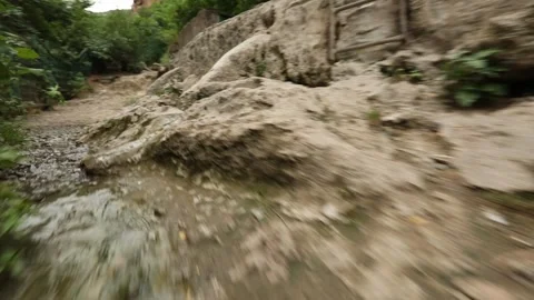 Stone way 1 Stock Footage 333144448