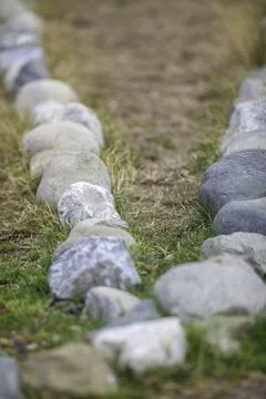 Stone in way of design. Фото