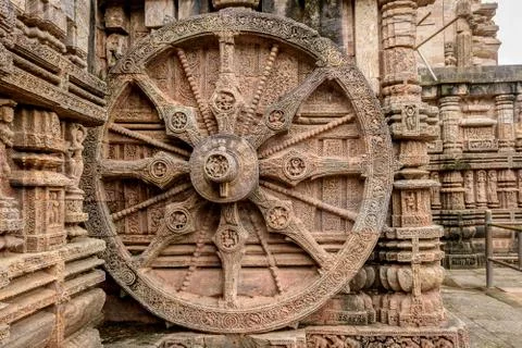 Stone wheel Foto stock
