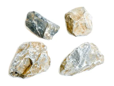 Stone on a white background Stock Photos