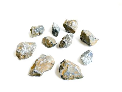 Stone on a white background Stock Photos