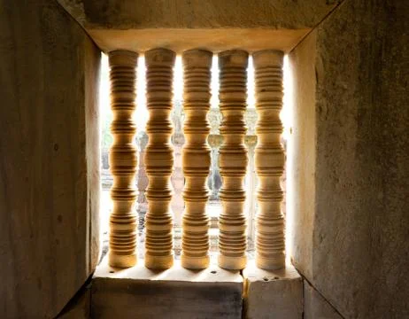 The stone widow Foto stock