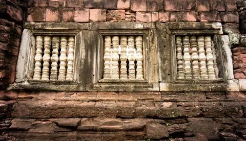Stone window Foto stock