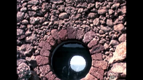 Stone Window View Stock Footage 278217200