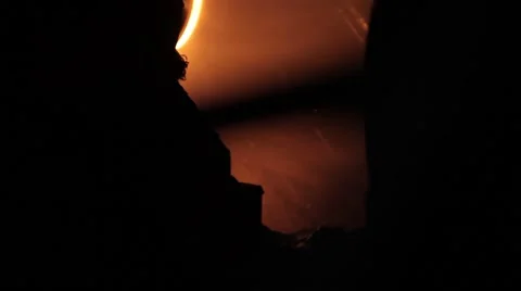 Stone wool production process Stock Footage 61773562